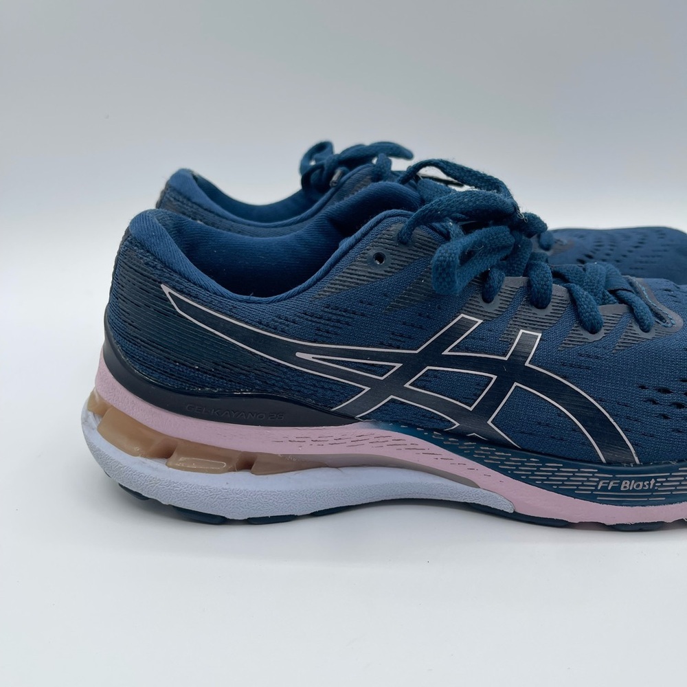 Asics Gel Kayano 28 Running Shoes Training Sneakers Womens Size 8.5 M Mako Blue - Picture 6 of 9